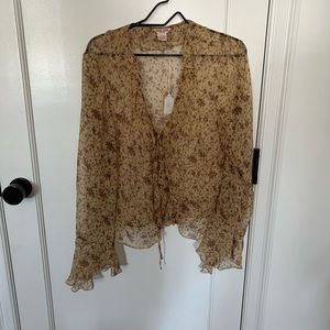 Vintage sheer top